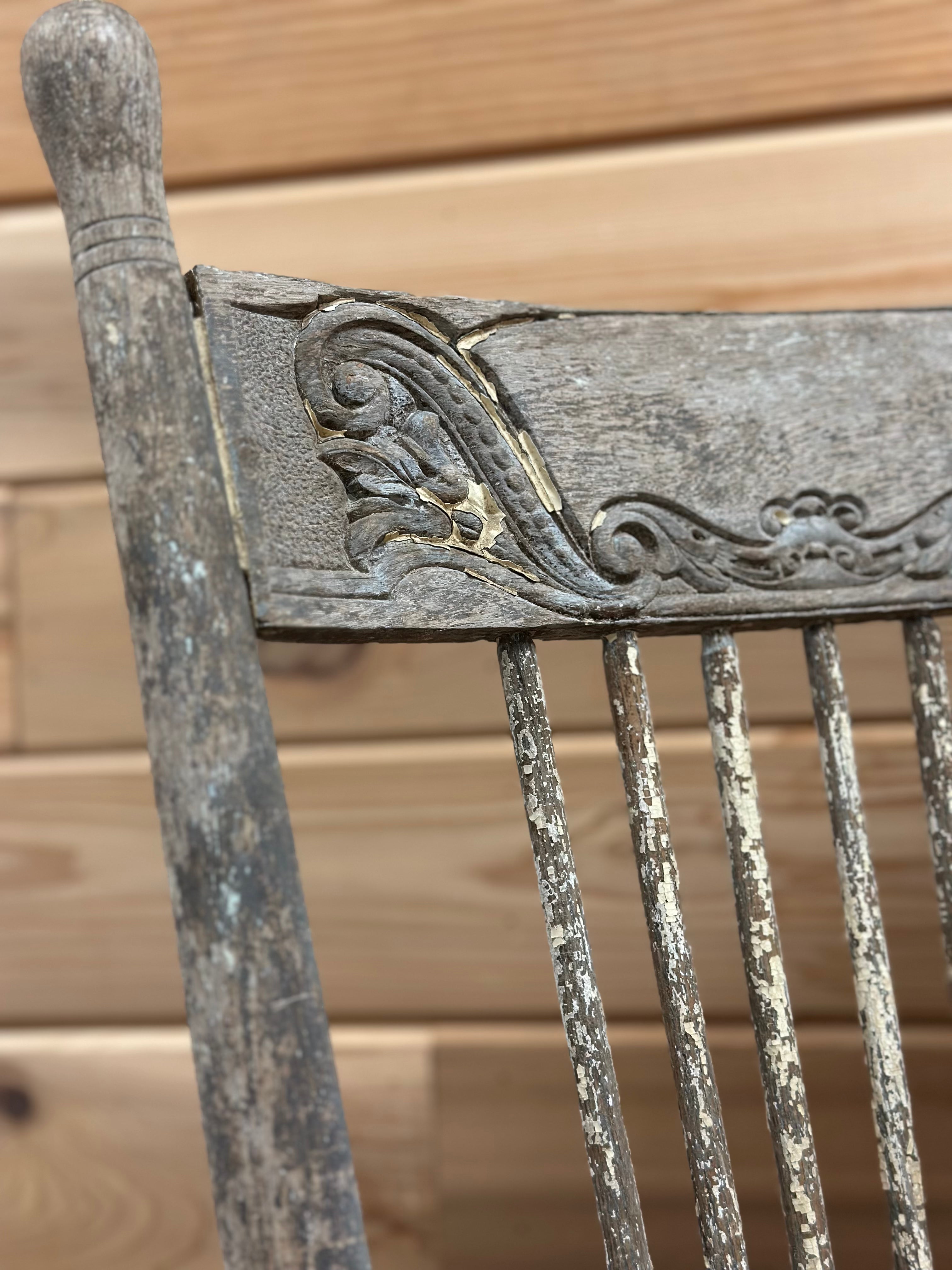 Antique Chippy Chair