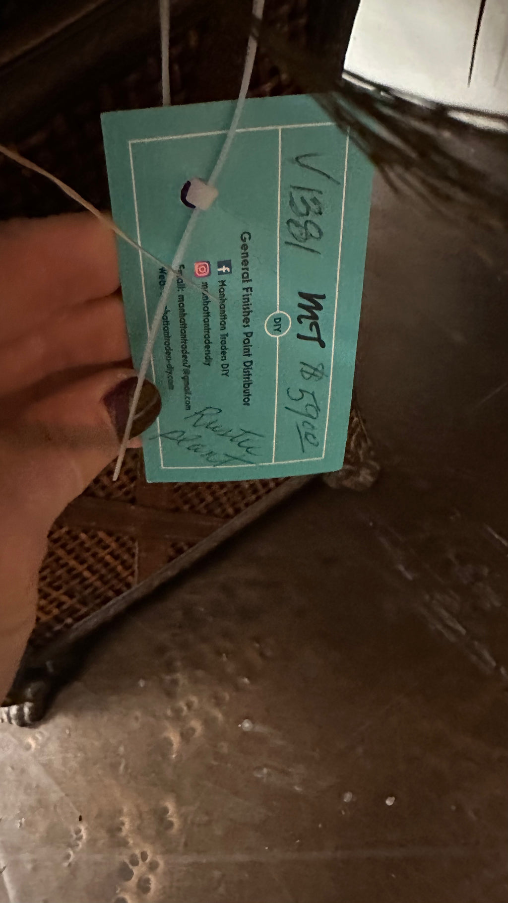 Rustic Faux Plant in Planter