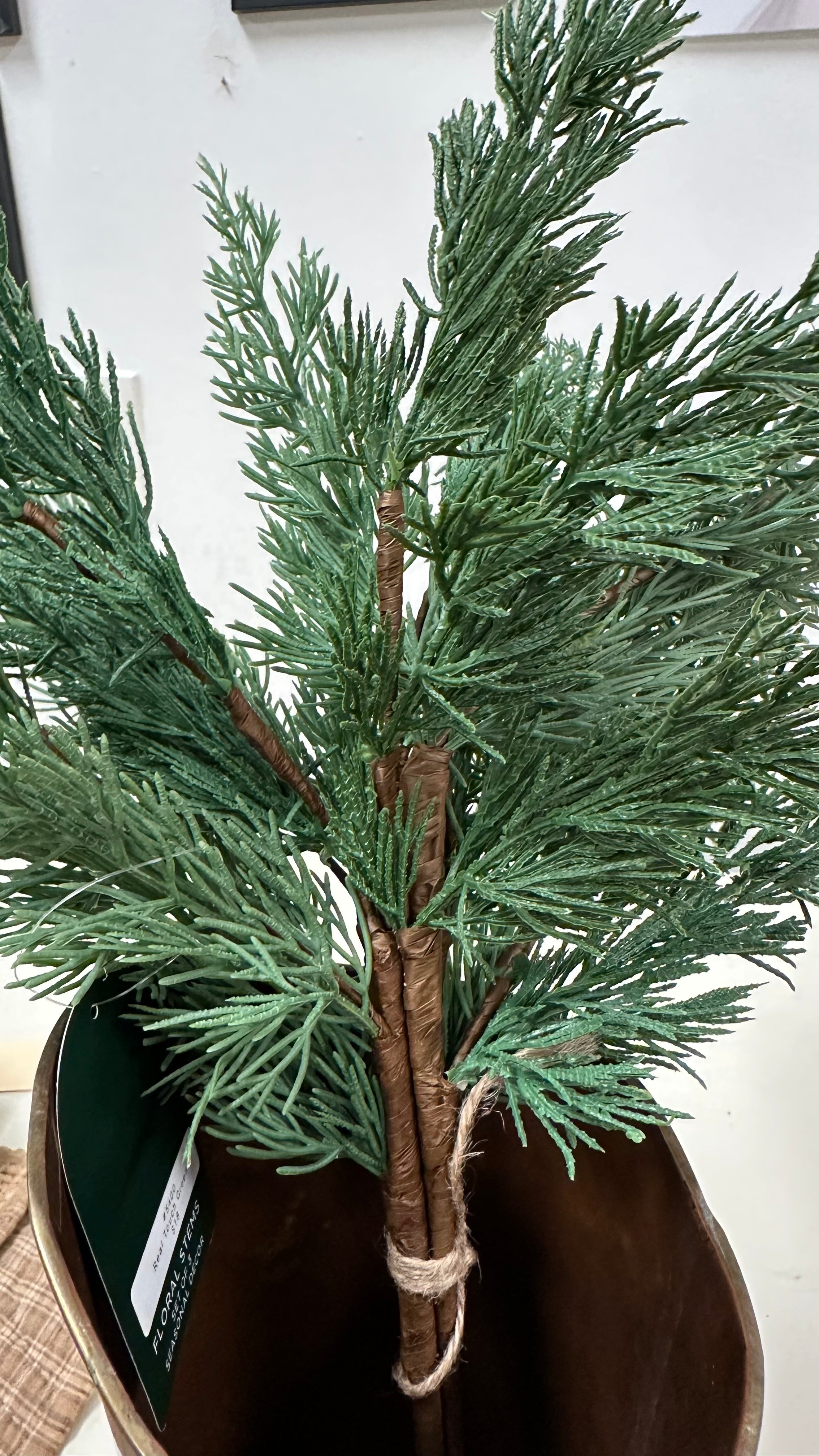Real Touch Fir Stems (Set of 3)